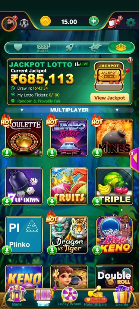 Slots winner 