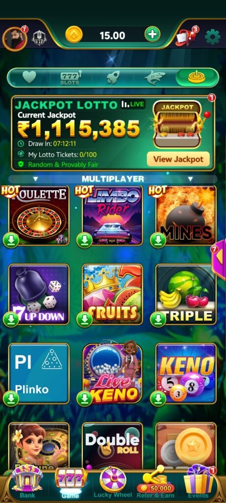 Slots winner 
